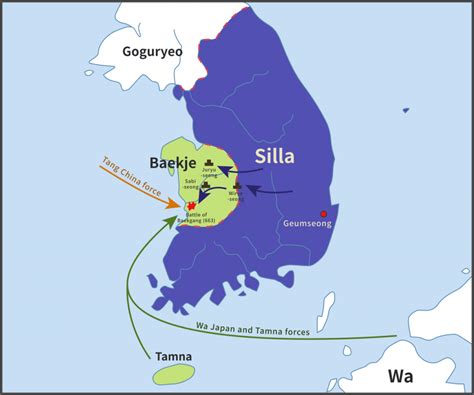 La Batalla de Baekgang: Un choque naval que redefinió las fronteras y la historia de Corea